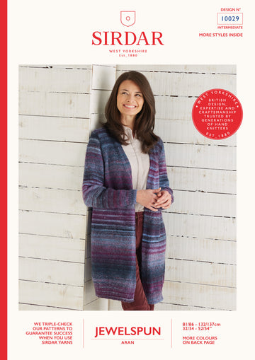 Jacket in Sirdar Jewelspun - 10029 - Leaflet