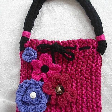 940- Fuschia Purse bag