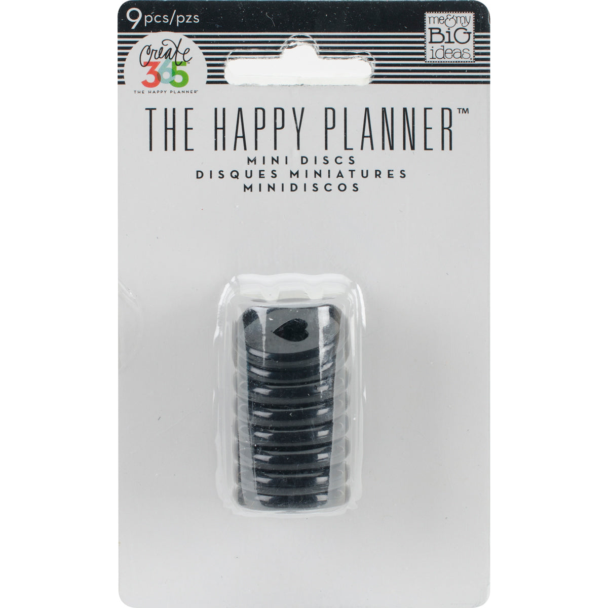 Happy Planner Discs .75" 9/Pkg - Black