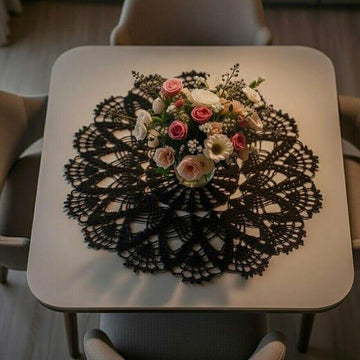 Crochet round doily Pdf + Video Tutorial