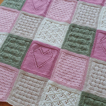 Pretty Patchwork Baby Blanket
