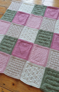 Pretty Patchwork Baby Blanket