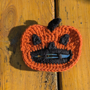Pumpkin Halloween Hair Clip English-US