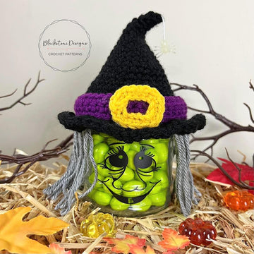 Halloween Dollar Store Jar Hats