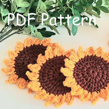 Sunflower coaster