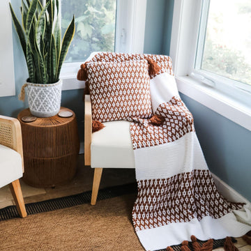 Desert Dunes Mosaic Pillow