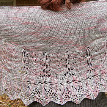 Gardenia Long Wingspan Shawl