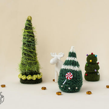 3 Pine Christmas Trees