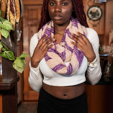 Bis-Bias Infinity Scarf