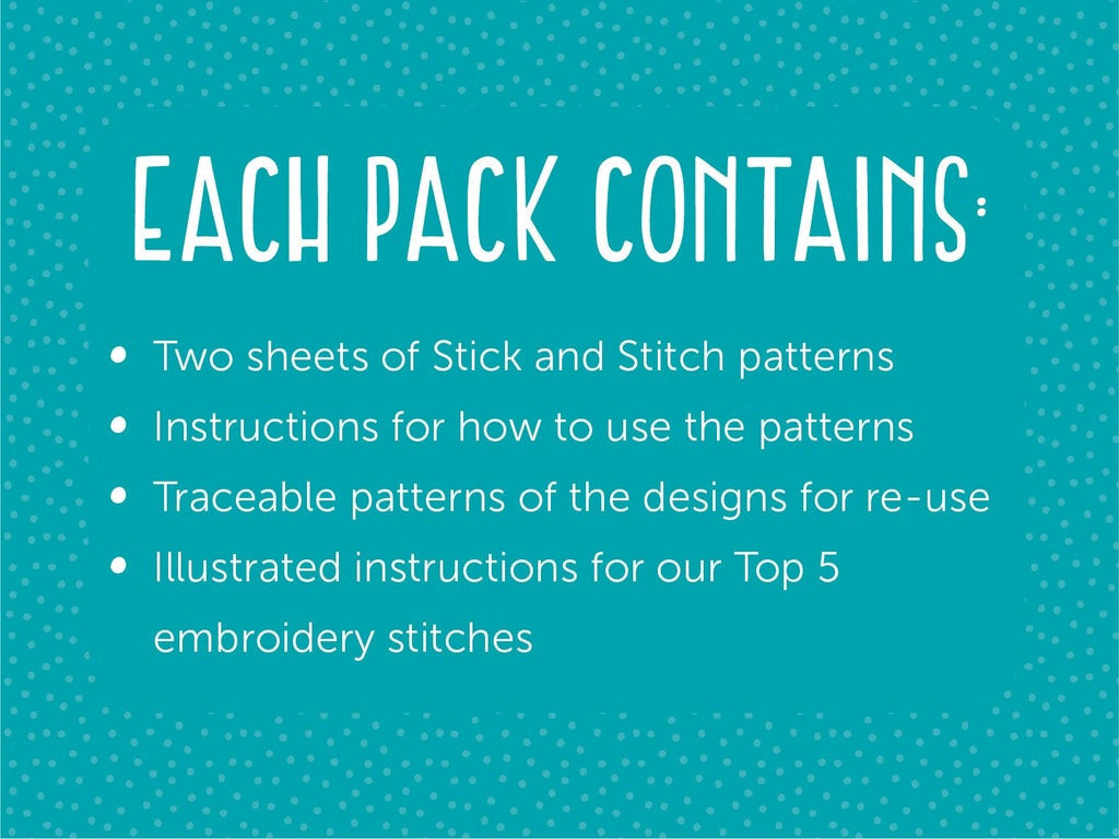 Oh Sew Bootiful Loadsa Love Stick and Stitch Embroidery Patterns