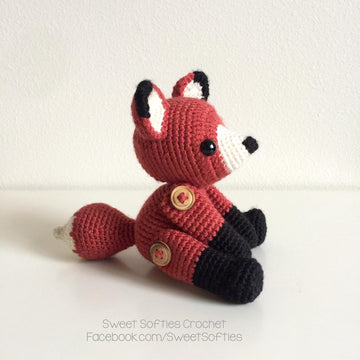 Fletcher the Fox Amigurumi, a Woodland Forest Pal