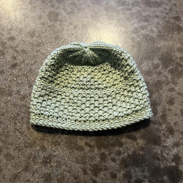 Eyelet Moss Baby Hat -- a loom knit pattern