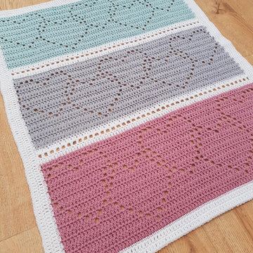 Linked Hearts Blanket and Wall Hanging