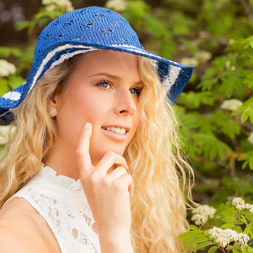 Knitted cotton Summer hat "Elli"