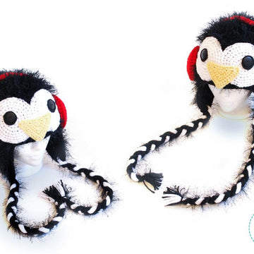 Furry Penguin Hat