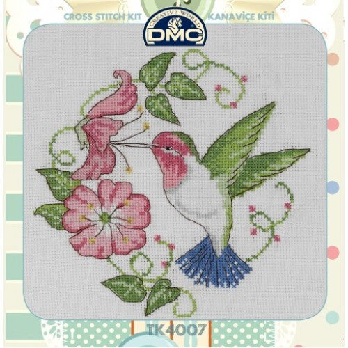 Creative World Of Crafts Hummingbird Cross Stitch Kit (with Sewing Tin)