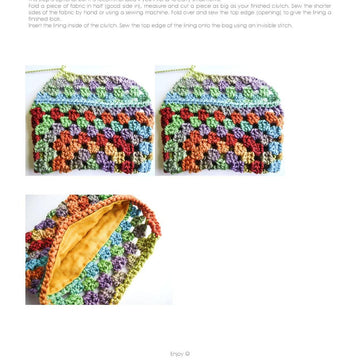 Granny  Square Clutch