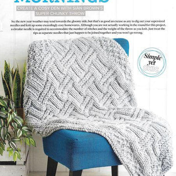 Chunky Basket Stitch Throw