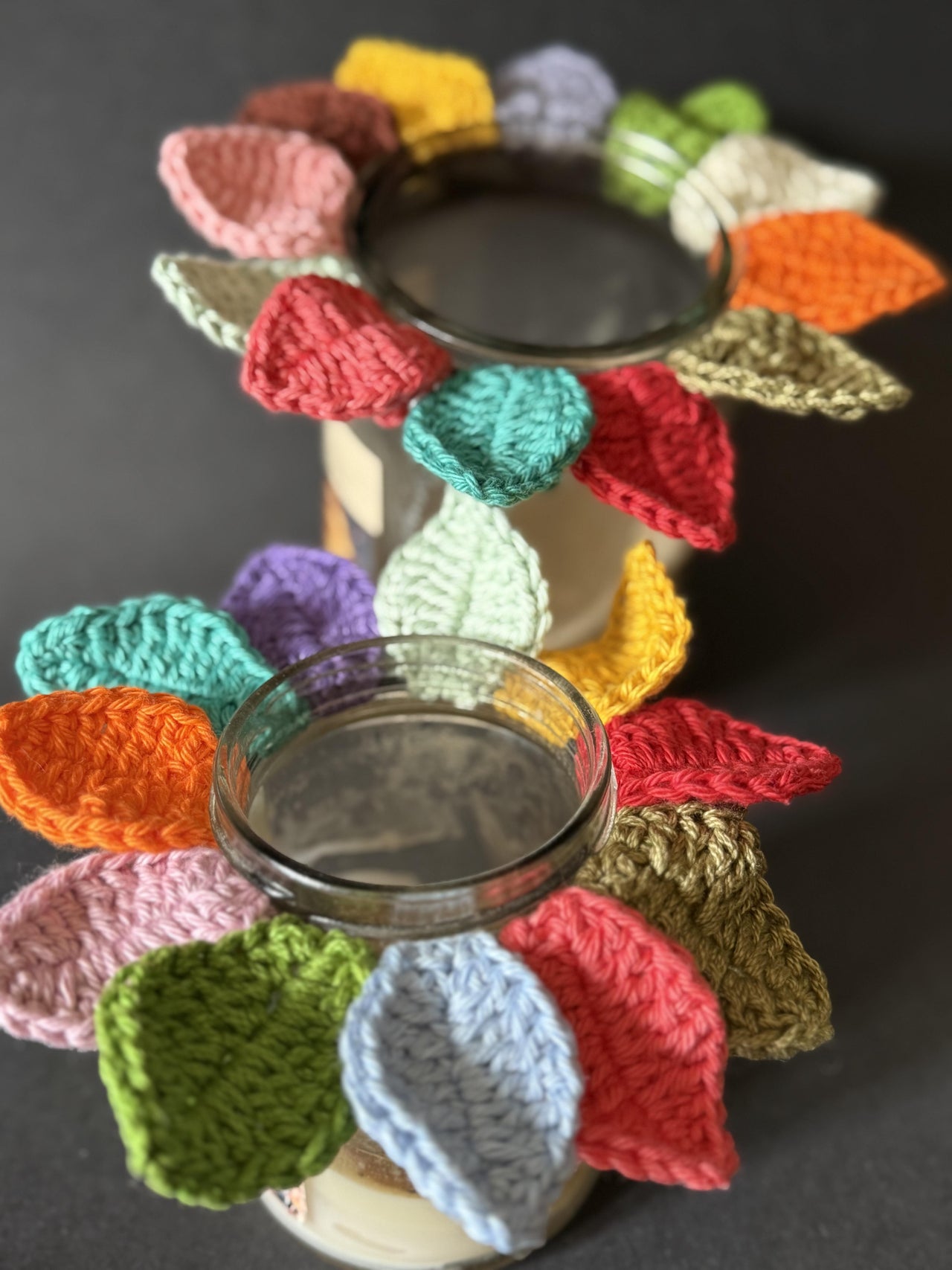 Leaf Jar Decorations