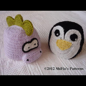 Crochet Pattern baby child animal hats  #211