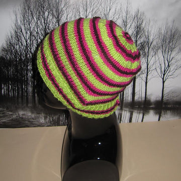 Funky Stripe Beanie