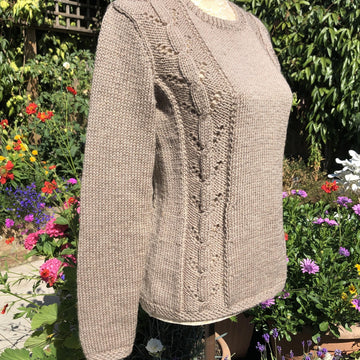Jessica, Vintage Sweater with Optional Collar