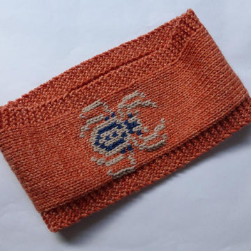 Spooky Spider Earwarmer Headband for Halloween