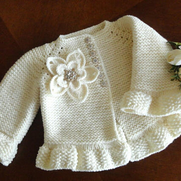 Knitting Cardigan Adeline Pattern by Elena Mitchell
