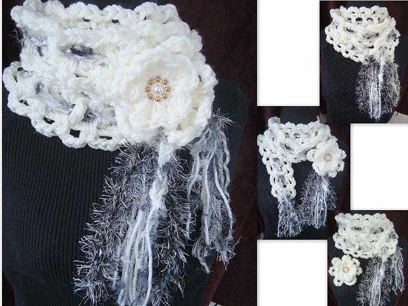 344, ENCHANTING FRINGED LARIAT AND FLOWER