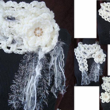 344, ENCHANTING FRINGED LARIAT AND FLOWER