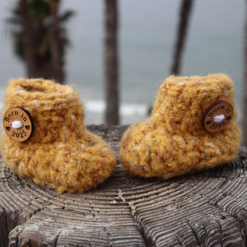 Felted Baby Bootie