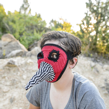 Electric Waves Plague Mask