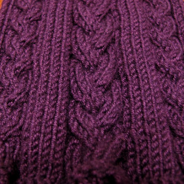 Plaited Cabled Scarf