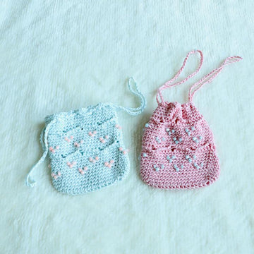 Beaded Mini Drawstring Pouch