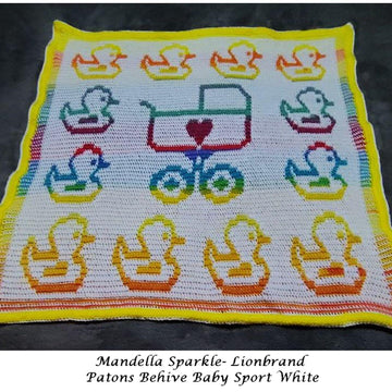 Oh Baby Baby Baby Blanket Overlay Mosaic Crochet Pattern