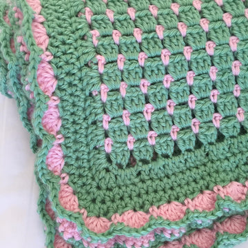 Block Stitch Baby Blanket