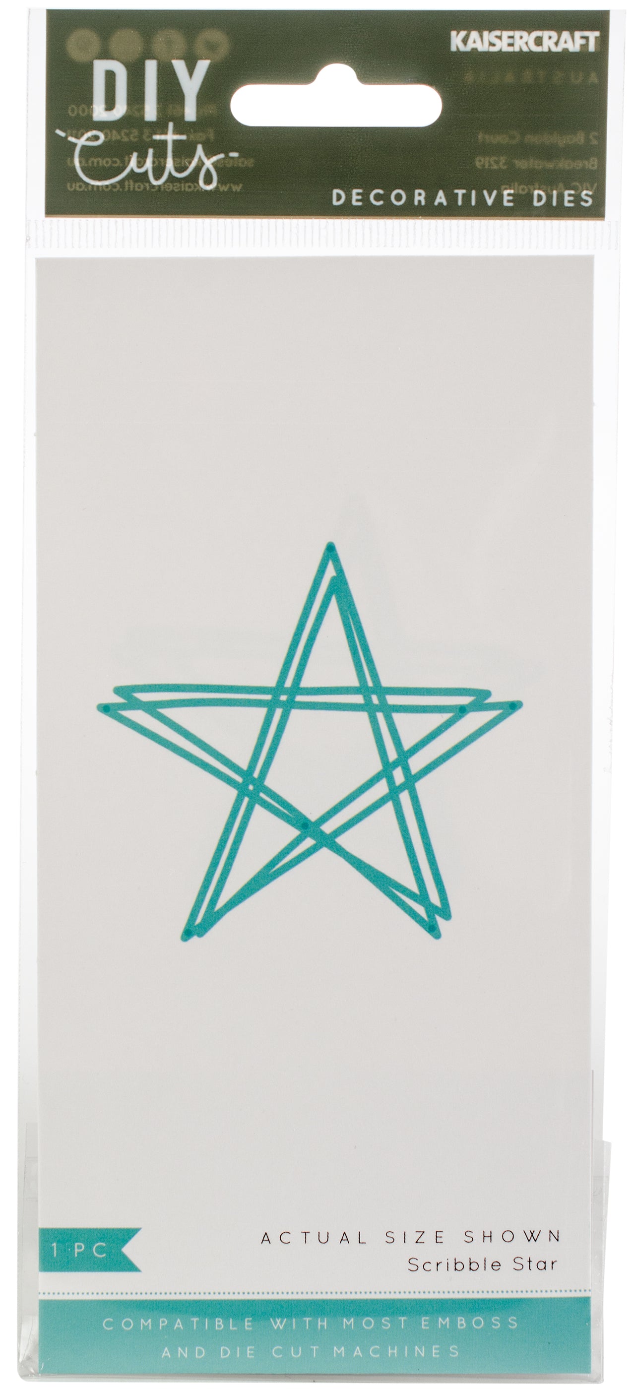 Kaisercraft Decorative Die - Scribble Star