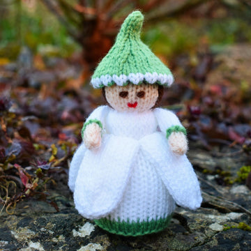 Snowdrop Doll Knitting Pattern - Toy Knitting Pattern