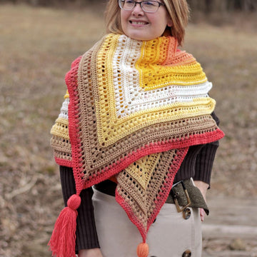 Wrap Me in Sunshine Shawl