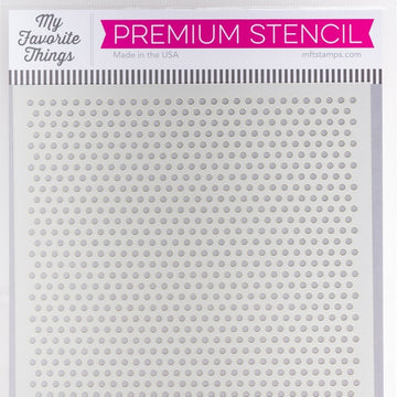 My Favorite Things Premium Stencil 6"X6" - Mini Staggered Circles