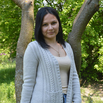 Willow leaves cardigan
