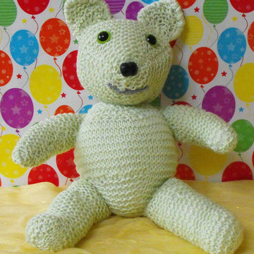 NURSERY TEDDY TOY KNITTING PATTERN - MADMONKEYKNITS