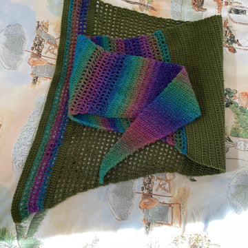 Laetitia Rainbow Triangle Scarf