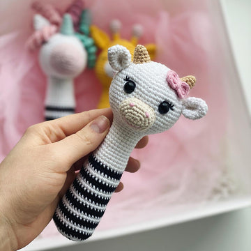 Rattle toy cow