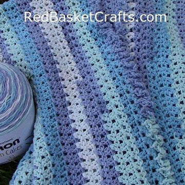 Lavender Vest in Easy V Stitch