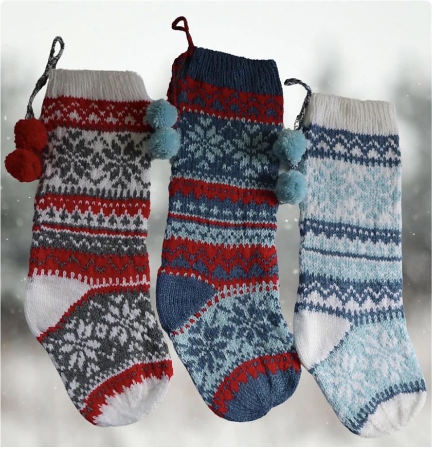 Snowflake Christmas Stocking