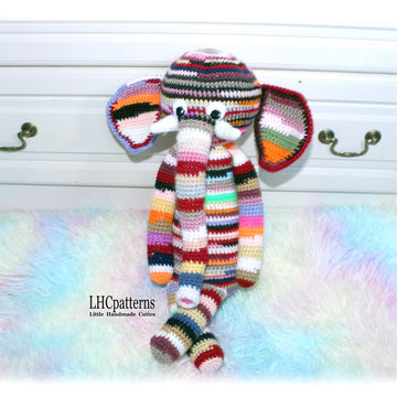 Scrap Yarn Elephant Crochet Pattern