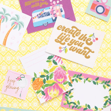 American Crafts Single-Sided Paper Pad 6"X8" 36/Pkg - Dear Lizzy Here & Now