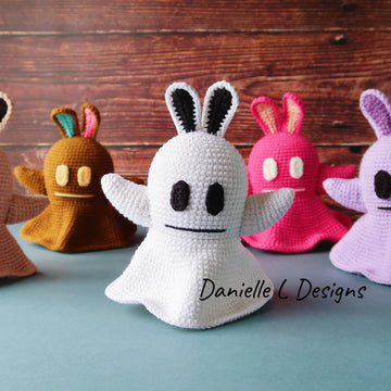 Halloween ghost Bunny amigurumi