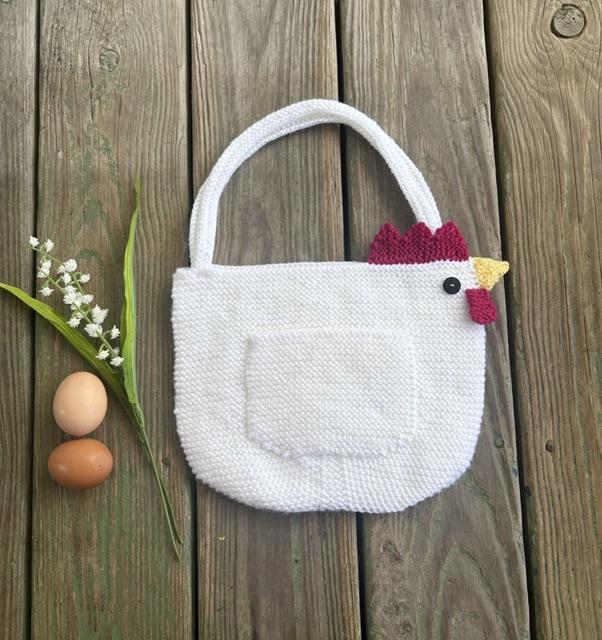 Knit Chicken Purse
